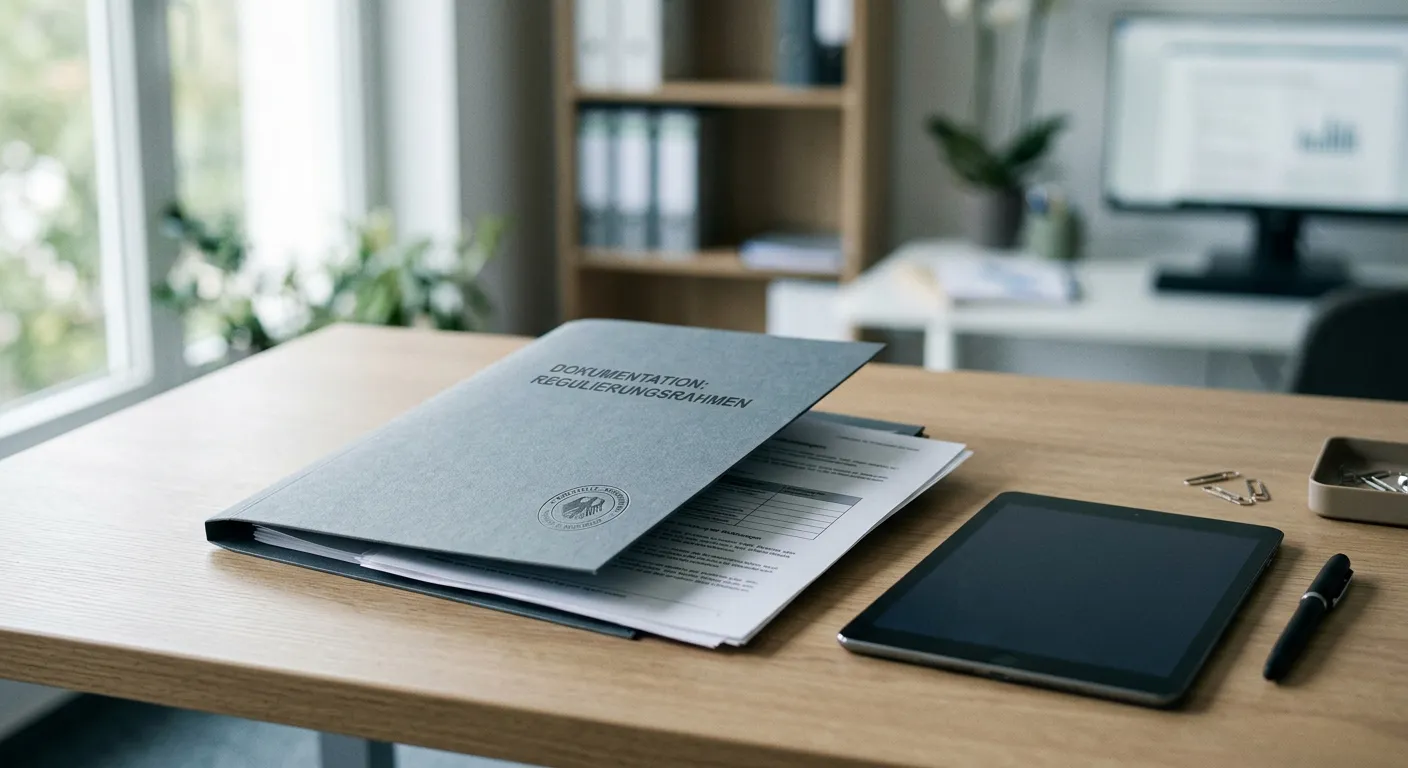 Offizielles Dokument mit Genehmigungsstempel symbolisiert GGL-Lizenzierung