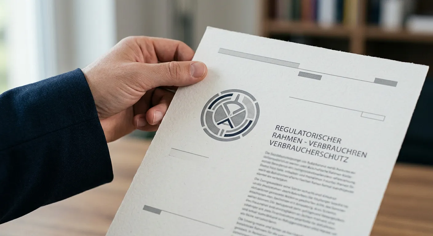 Symbolische Darstellung von Lizenzierung und Regulierung