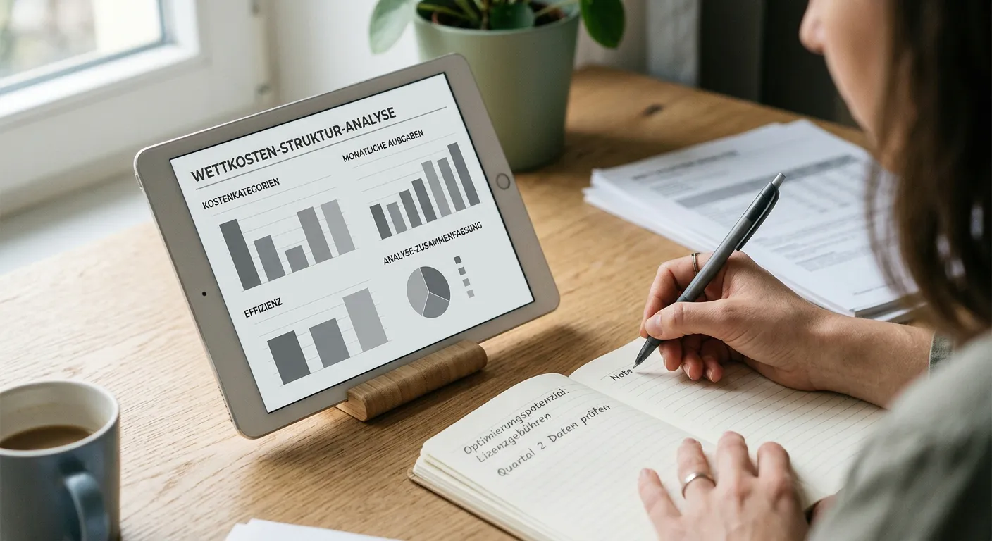 Strukturierte Kostenanalyse beim Online-Wetten